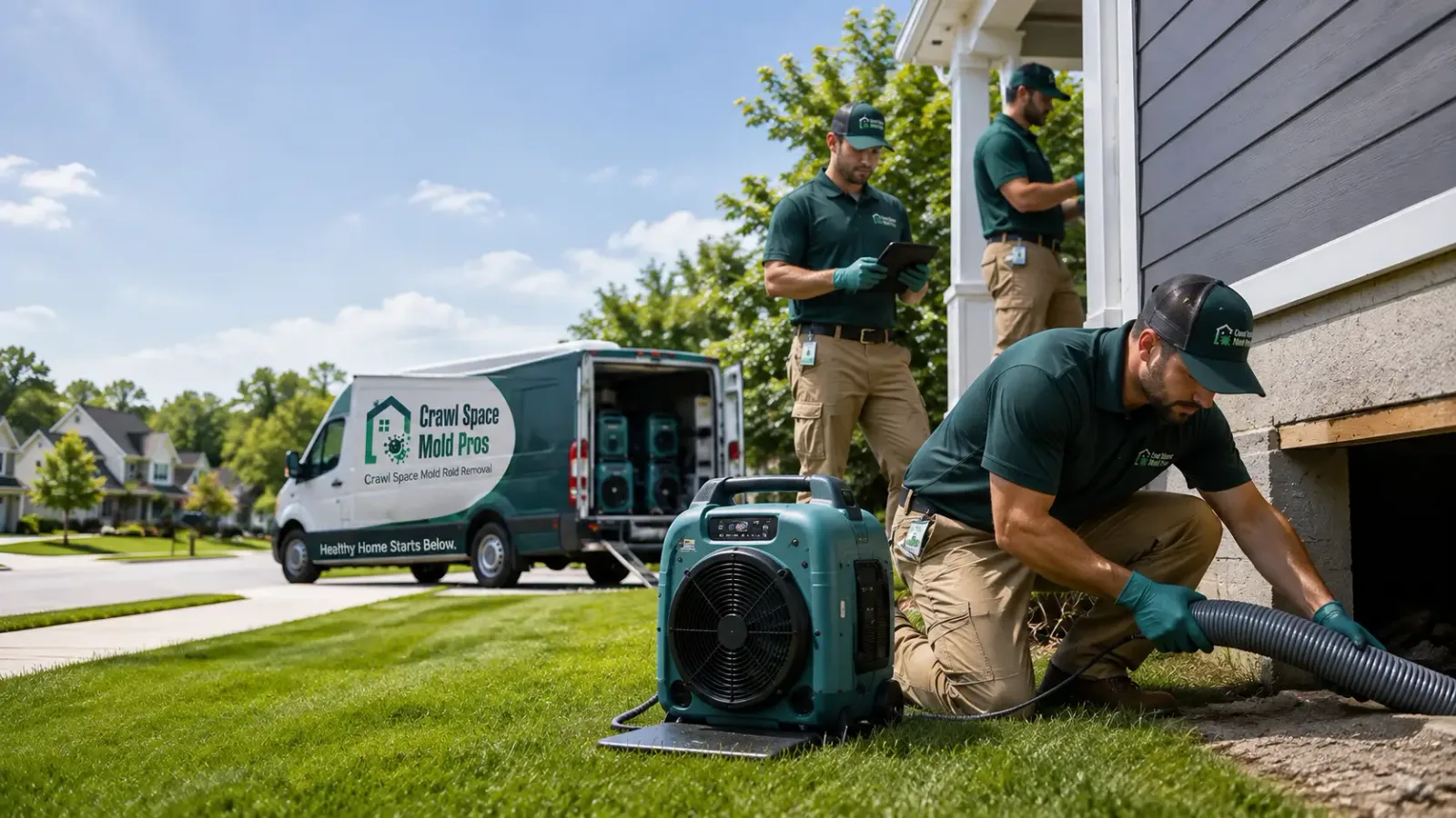 Crawl Space Mold Removal in Conroy, IA